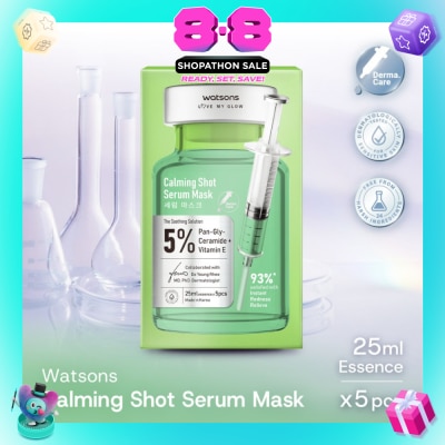 WATSONS - Calming Shot Serum Sheet Mask 5s