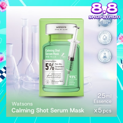 WATSONS Calming Shot Serum Sheet Mask 5s