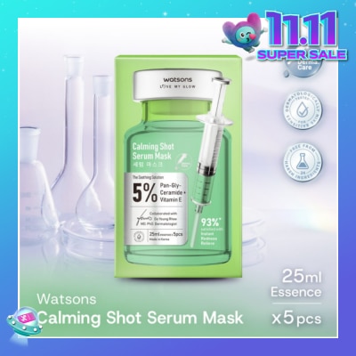 WATSONS Calming Shot Serum Sheet Mask 5s