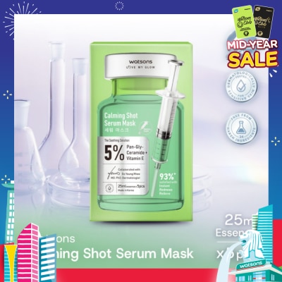 WATSONS Calming Shot Serum Sheet Mask 5s