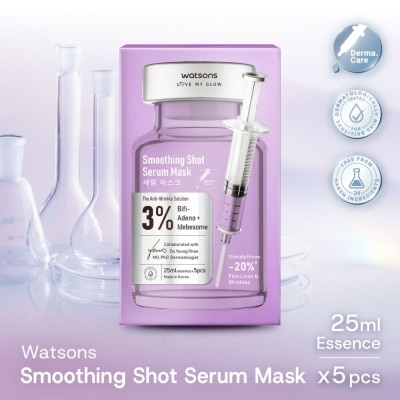 WATSONS Smoothing Shot Serum Sheet Mask 5s