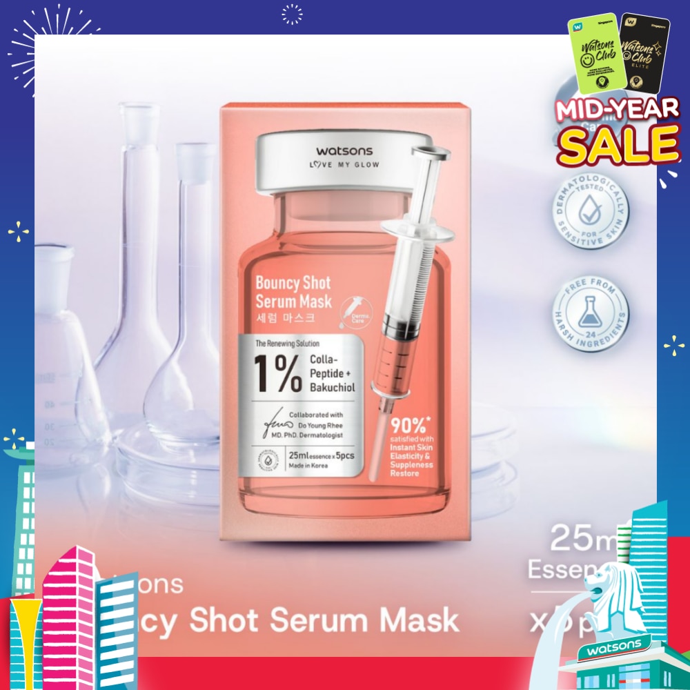 Bouncy Shot Serum Sheet Mask 5s