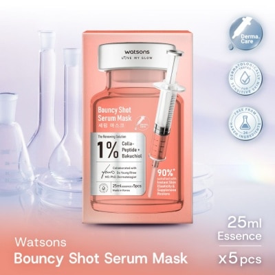WATSONS Bouncy Shot Serum Sheet Mask 5s