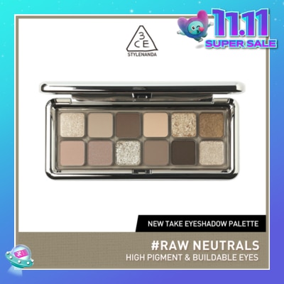 3CE New Take Eyeshadow Palette #Raw Neutrals 1s