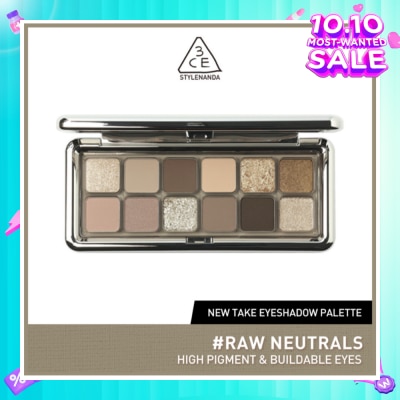 3CE New Take Eyeshadow Palette #Raw Neutrals 1s