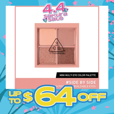 3CE - Multi Eye Color Palette Mini #Side By Side 1s