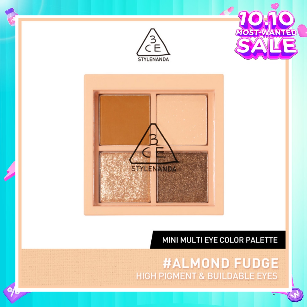 3CE Multi Eye Color Palette Mini #Almond Fudge 1s