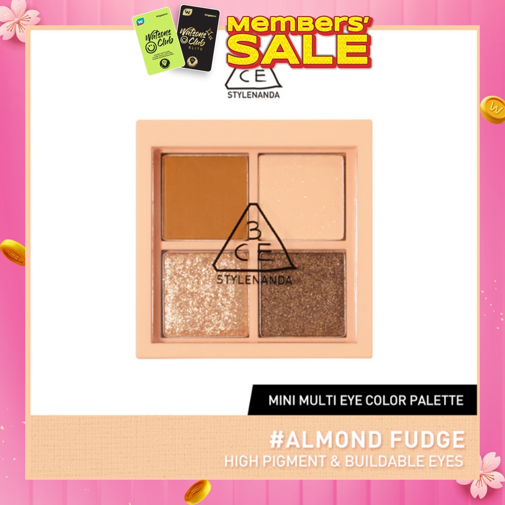 3CE Multi Eye Color Palette Mini #Almond Fudge 1s