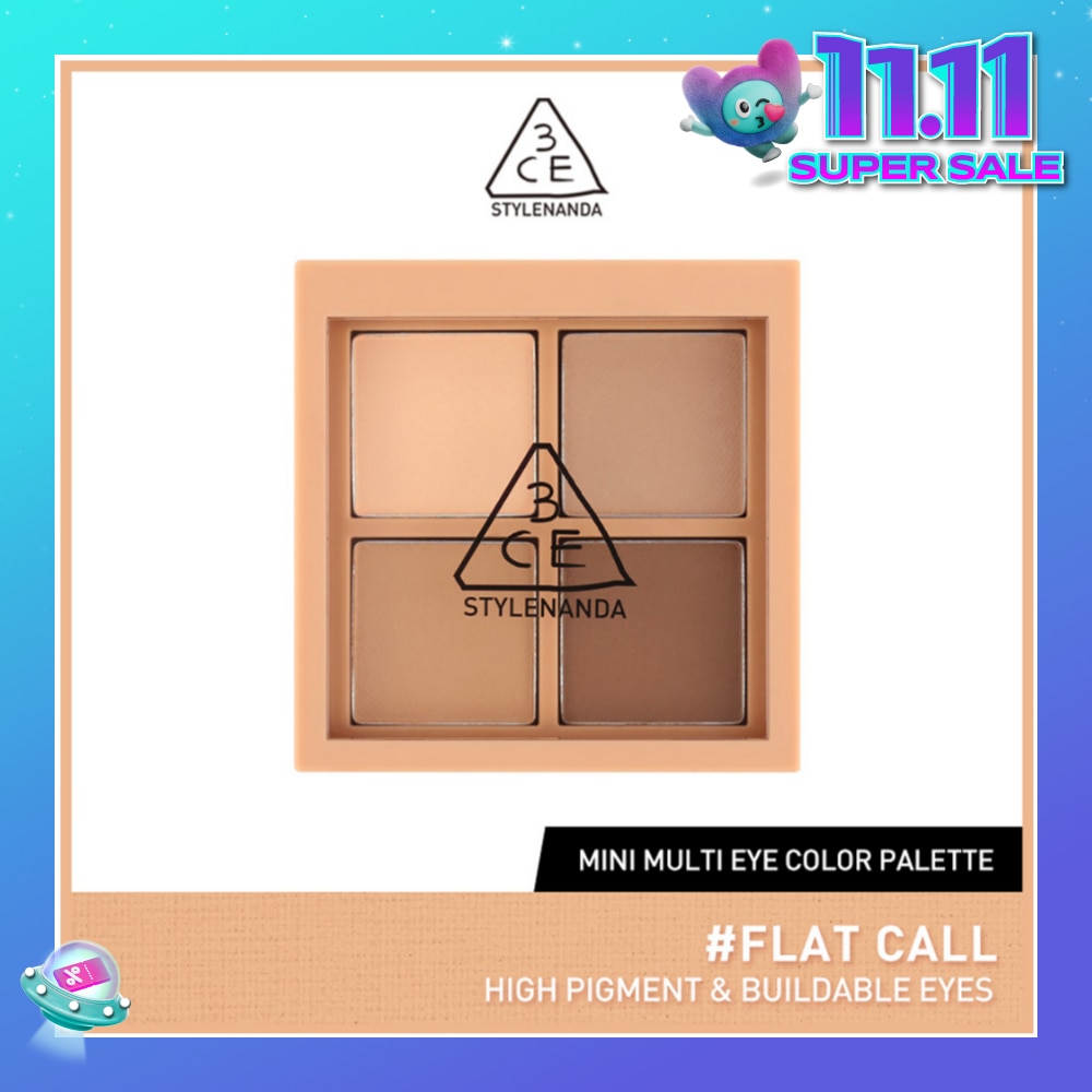 3CE Multi Eye Color Palette Mini #Flat Call 1s