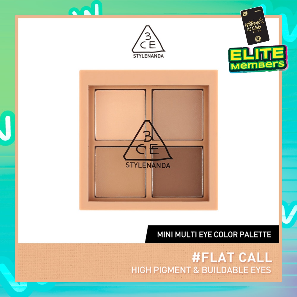 3CE Multi Eye Color Palette Mini #Flat Call 1s