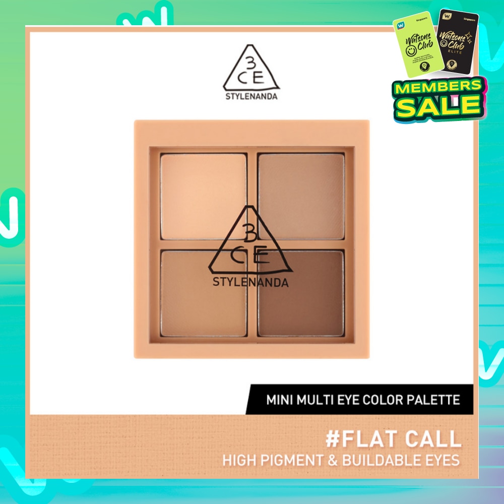 3CE Multi Eye Color Palette Mini #Flat Call 1s