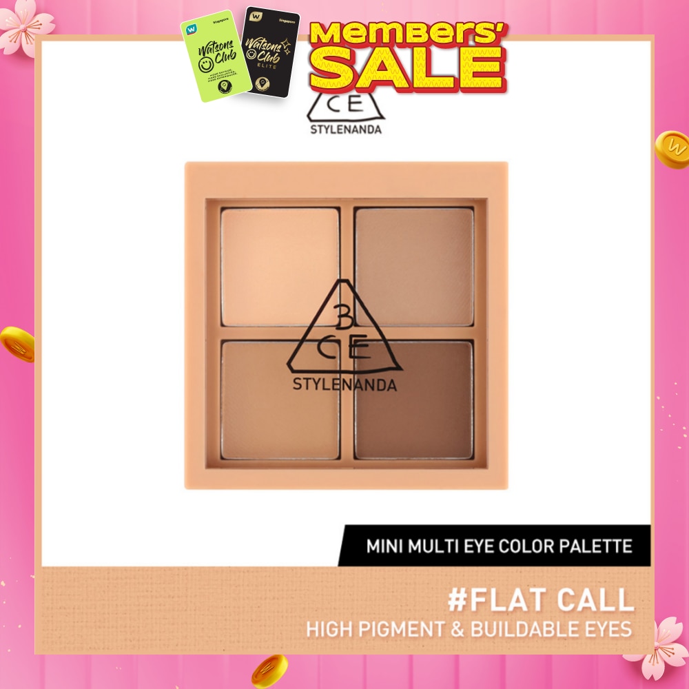 3CE Multi Eye Color Palette Mini #Flat Call 1s