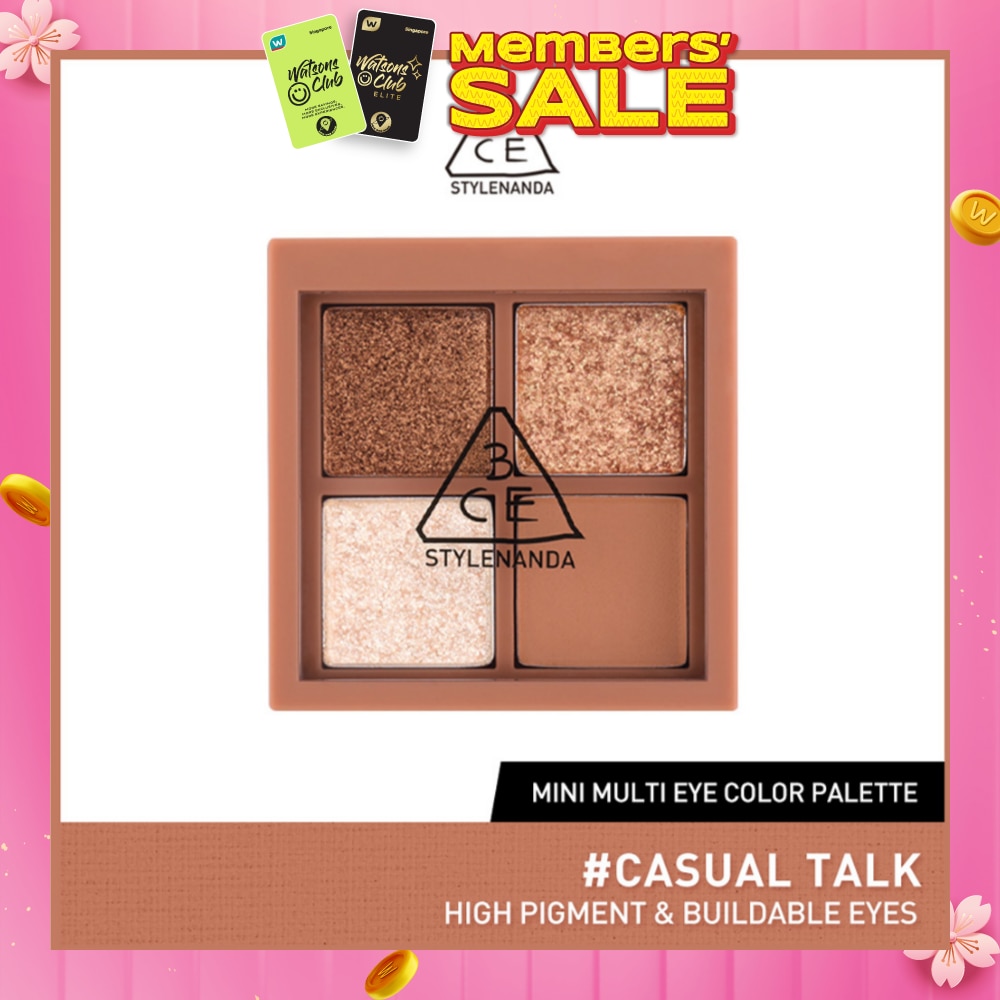 3CE Multi Eye Color Palette Mini #Casual Talk 1s