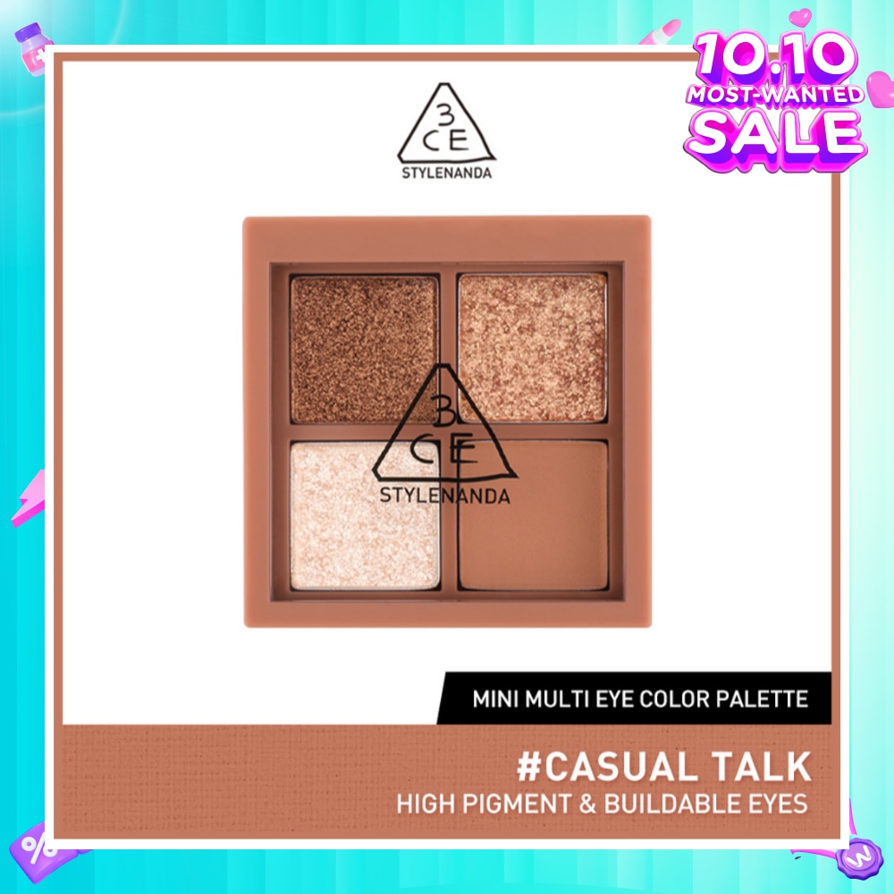 3CE Multi Eye Color Palette Mini #Casual Talk 1s