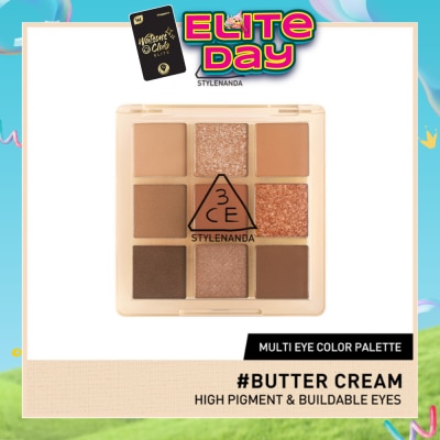 3CE - Multi Eye Color Palette Clear #Butter Cream 1s
