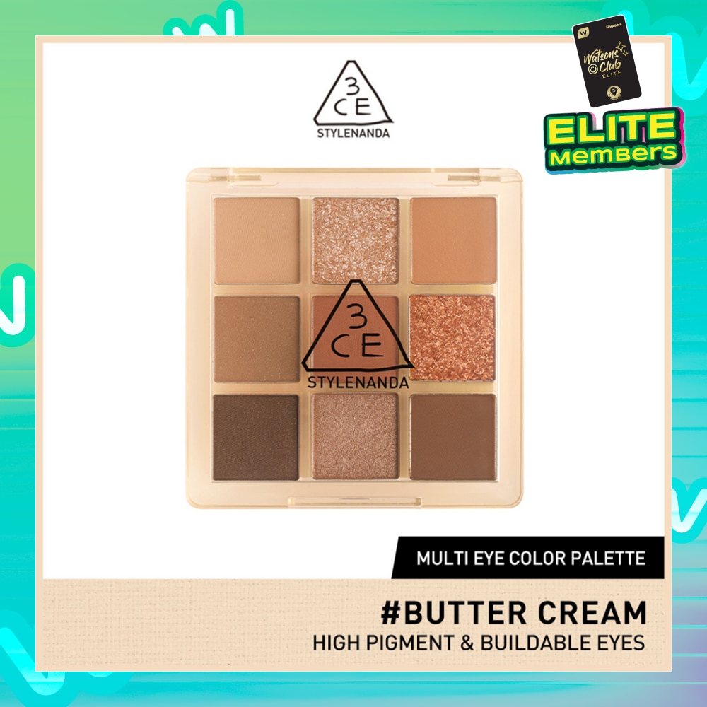 3CE Multi Eye Color Palette Clear #Butter Cream 1s