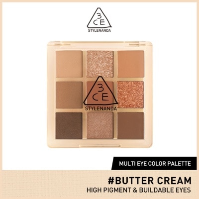 3CE Multi Eye Color Palette Clear #Butter Cream 1s