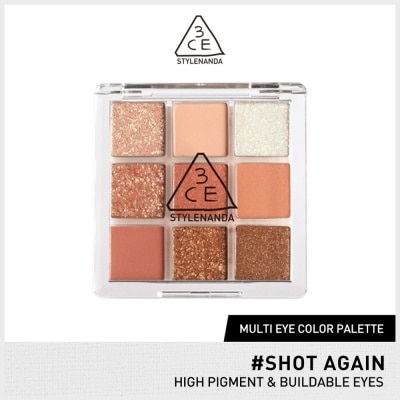 3CE Multi Eye Color Palette Clear #Shot Again 1s