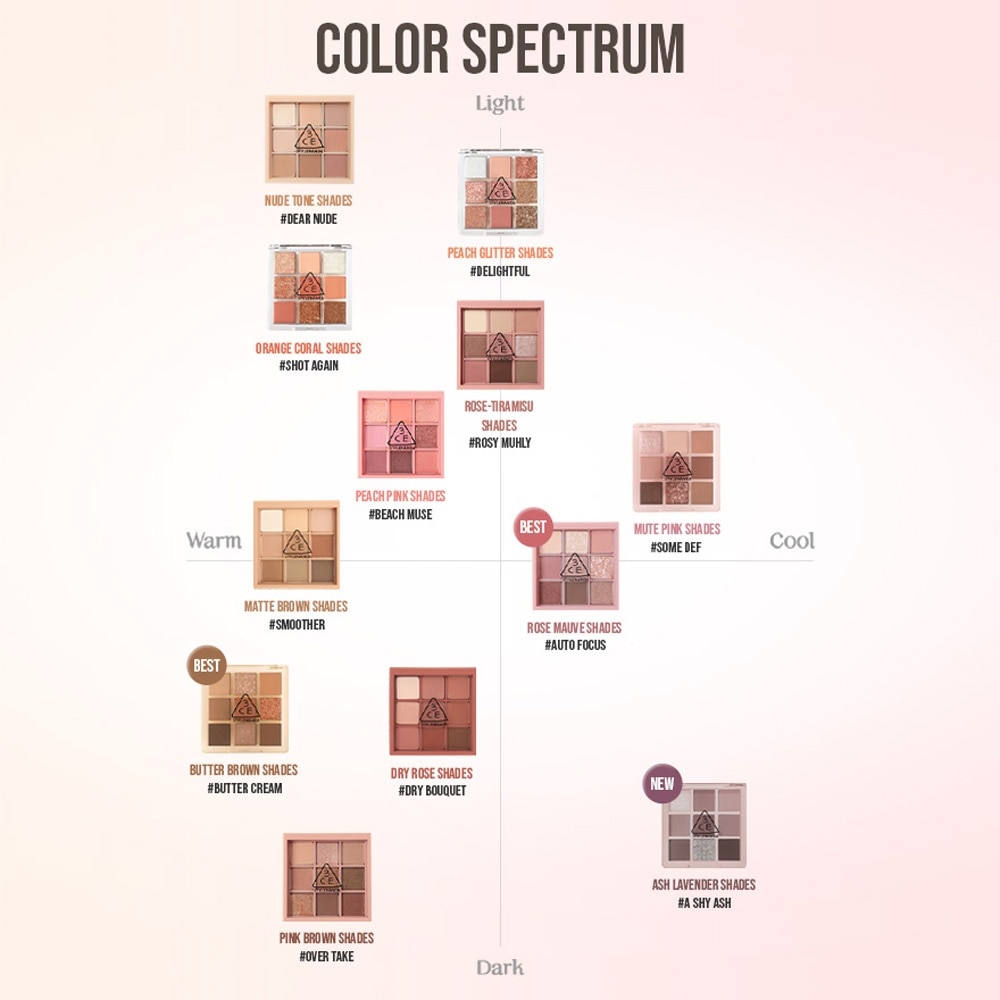 Multi Eye Color Palette #Auto Focus 1s