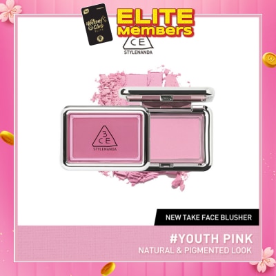 3CE New Take Face Blusher #Youth Pink 1s