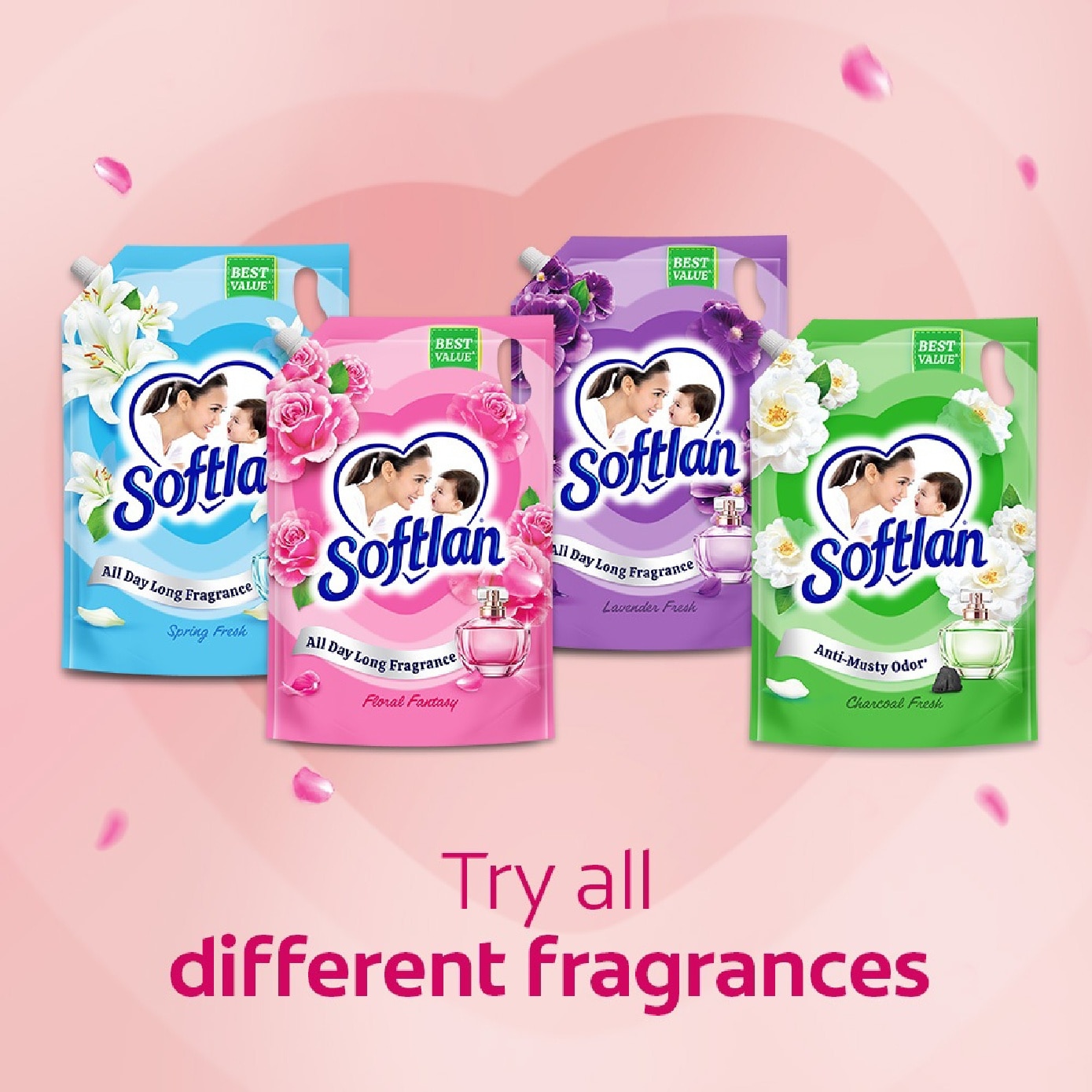 Floral Fantasy Fabric Conditioner 1.6L with Free 200ml image