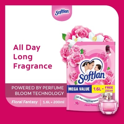 SOFTLAN Floral Fantasy Fabric Conditioner 1.6L with Free 200ml image