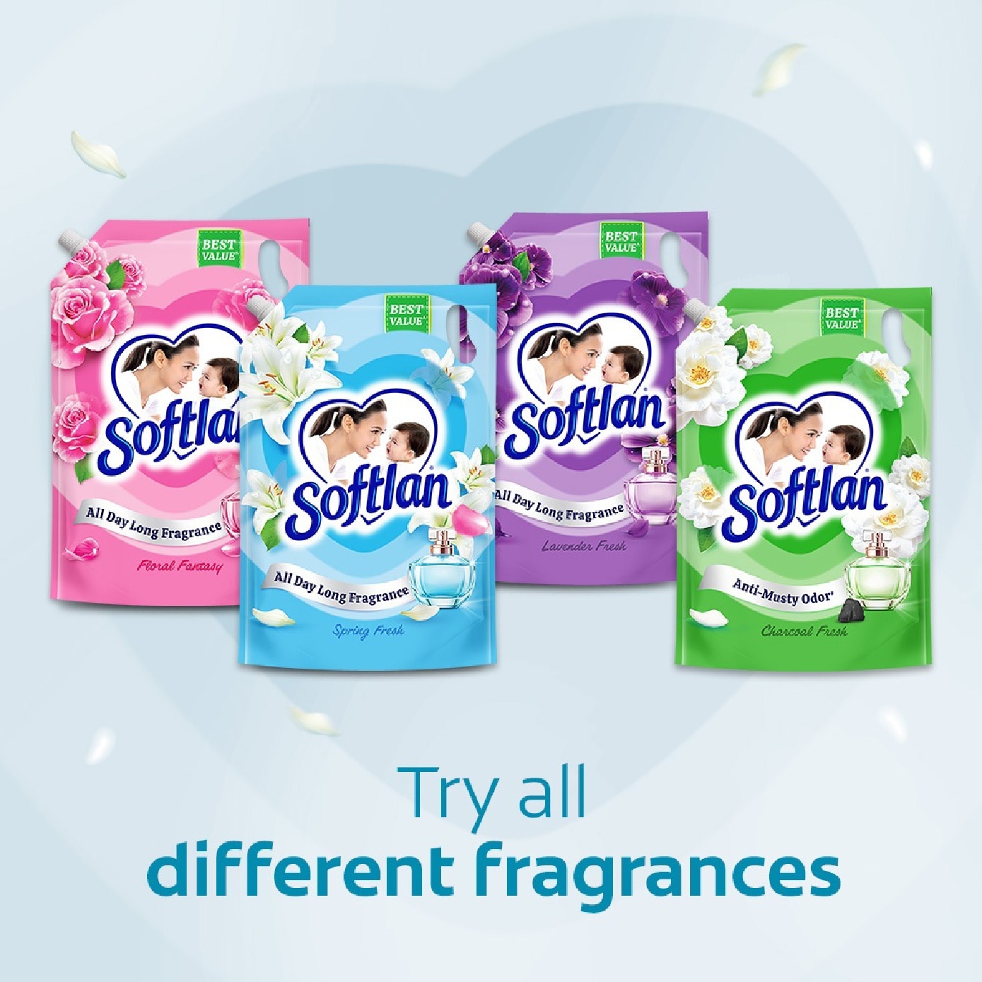 Spring Fresh Fabric Softener 1.6L with Free 200ml image