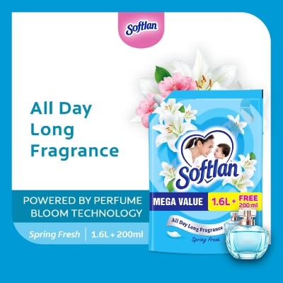 SOFTLAN Spring Fresh Fabric Softener 1.6L with Free 200ml image