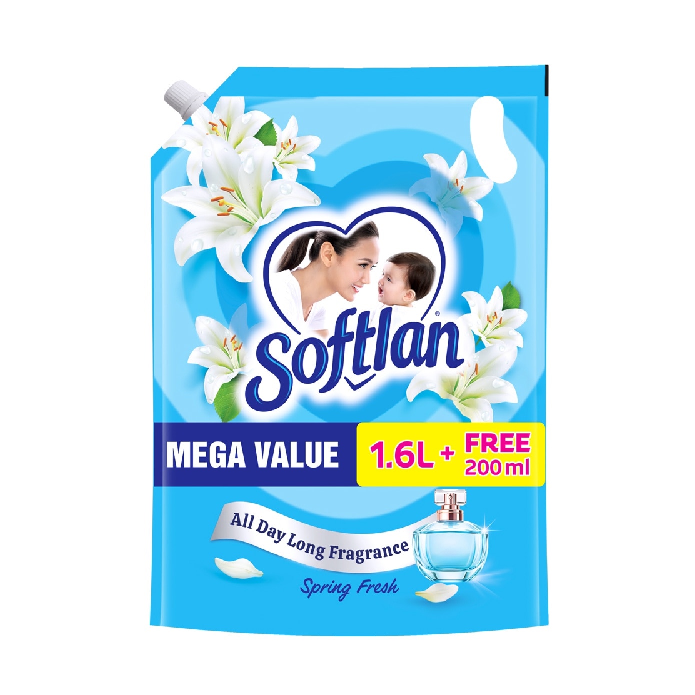 Spring Fresh Fabric Softener 1.6L with Free 200ml image