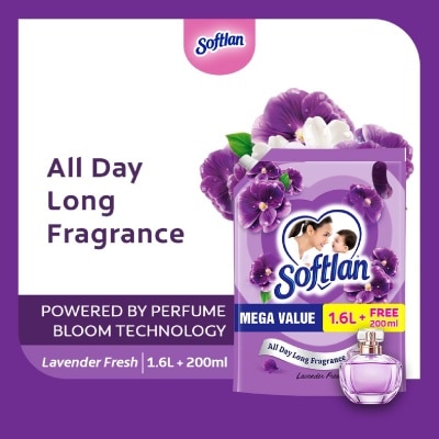 SOFTLAN Lavender Fresh Fabric Softener 1.6L with Free 200ml image