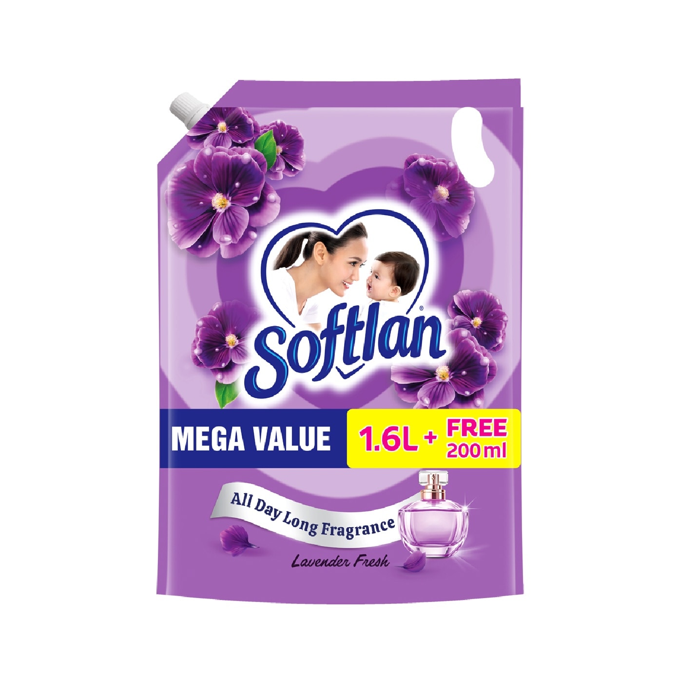 Lavender Fresh Fabric Softener 1.6L with Free 200ml image