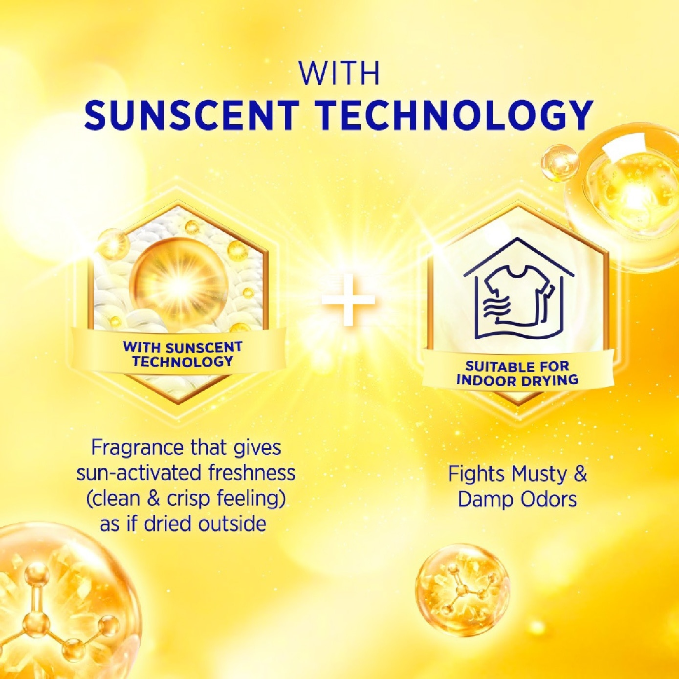 Sunshine Bloom Fabric Softener Refill Pack 1.5L image