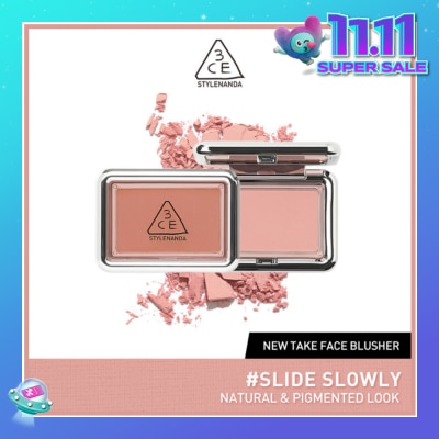 3CE New Take Face Blusher #Slide Slowly 1s