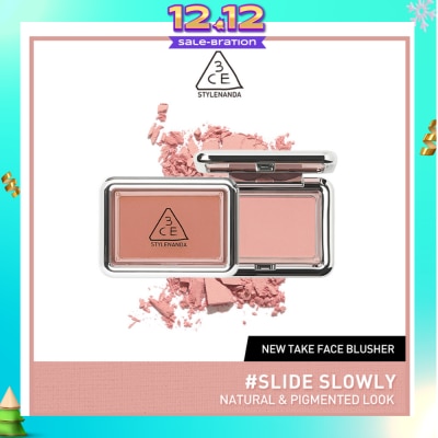 3CE New Take Face Blusher #Slide Slowly 1s