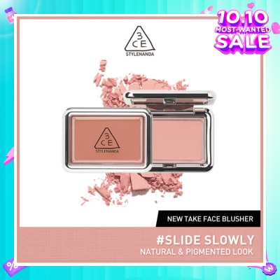 3CE New Take Face Blusher #Slide Slowly 1s