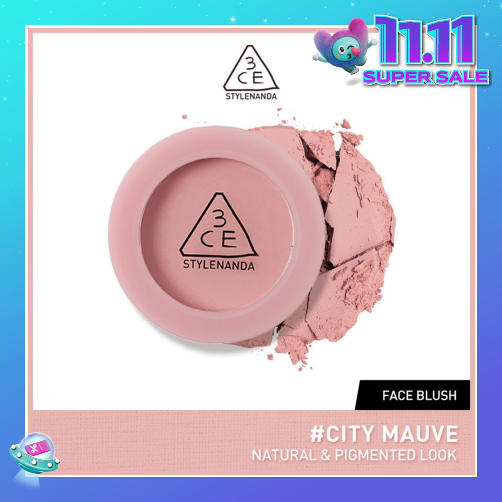 3CE Face Blush #City Mauve 1s
