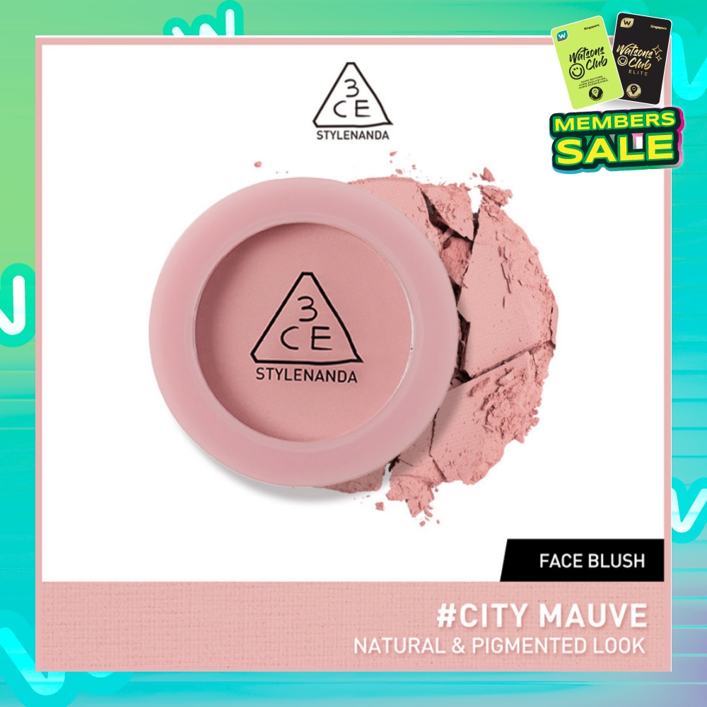 3CE Face Blush #City Mauve 1s
