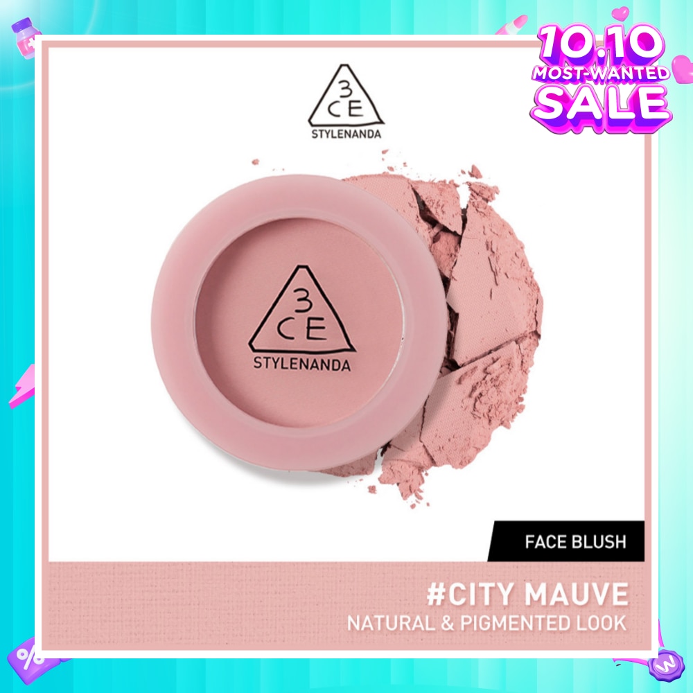 3CE Face Blush #City Mauve 1s