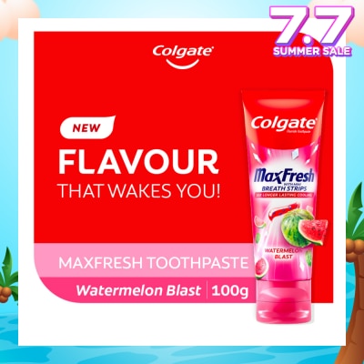 COLGATE Max Fresh With Mini Breath Strip Watermelon Blast Toothpaste 100g