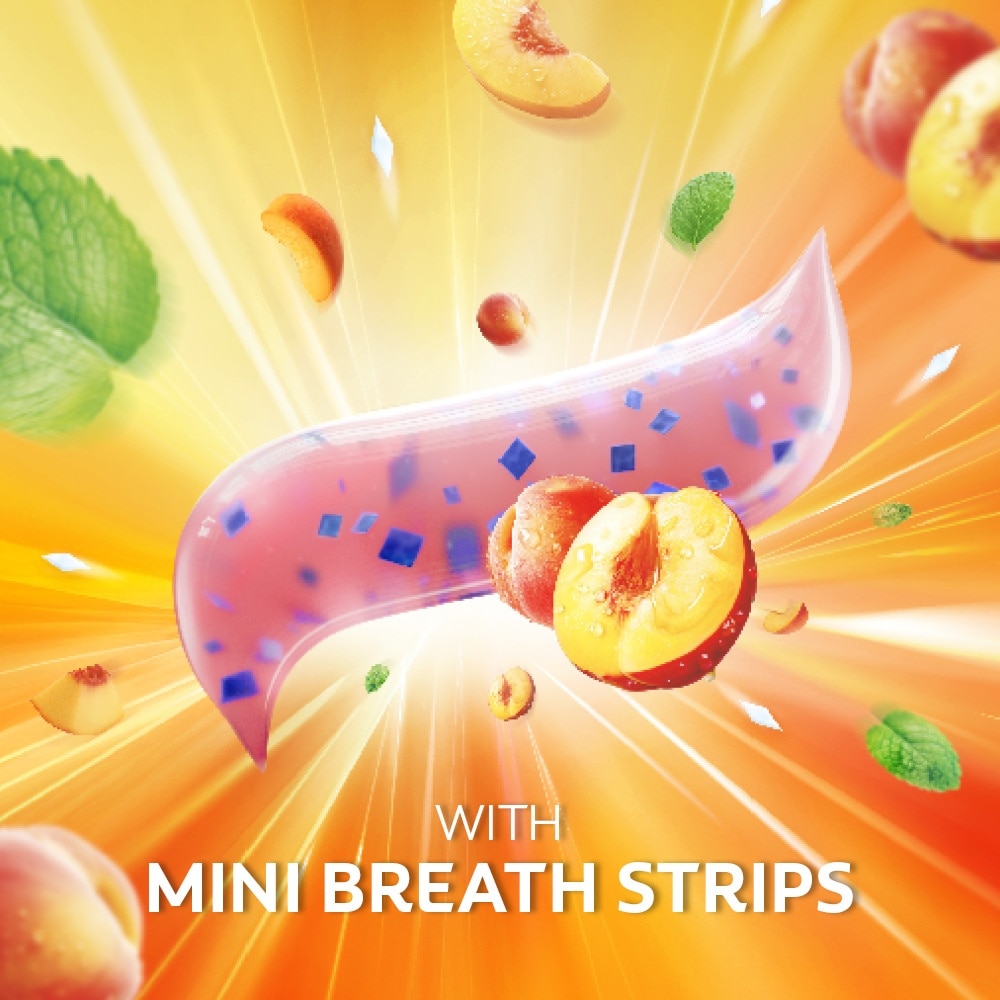 Max Fresh With Mini Breath Strip Peach Passion Toothpaste 100g