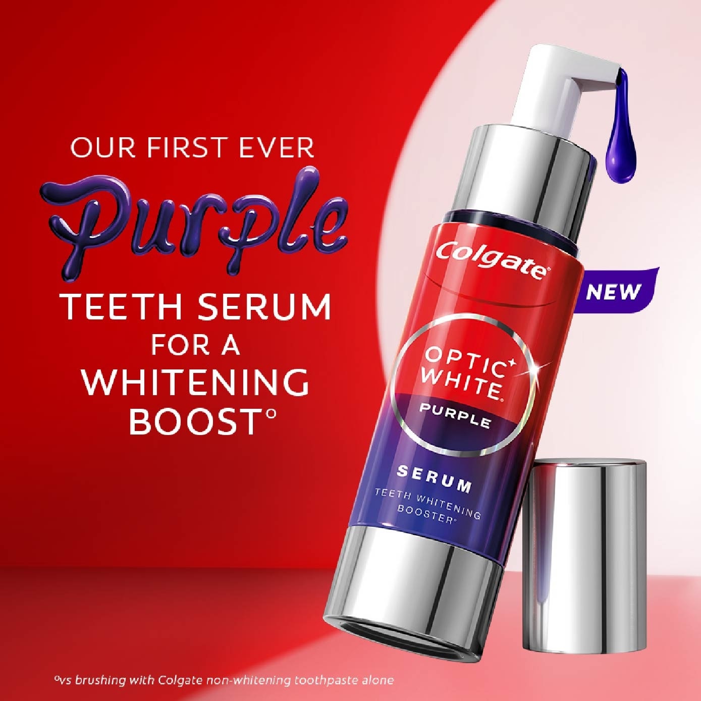 Optic White Purple Serum Teeth Whitening Booster Yuzu 40ml