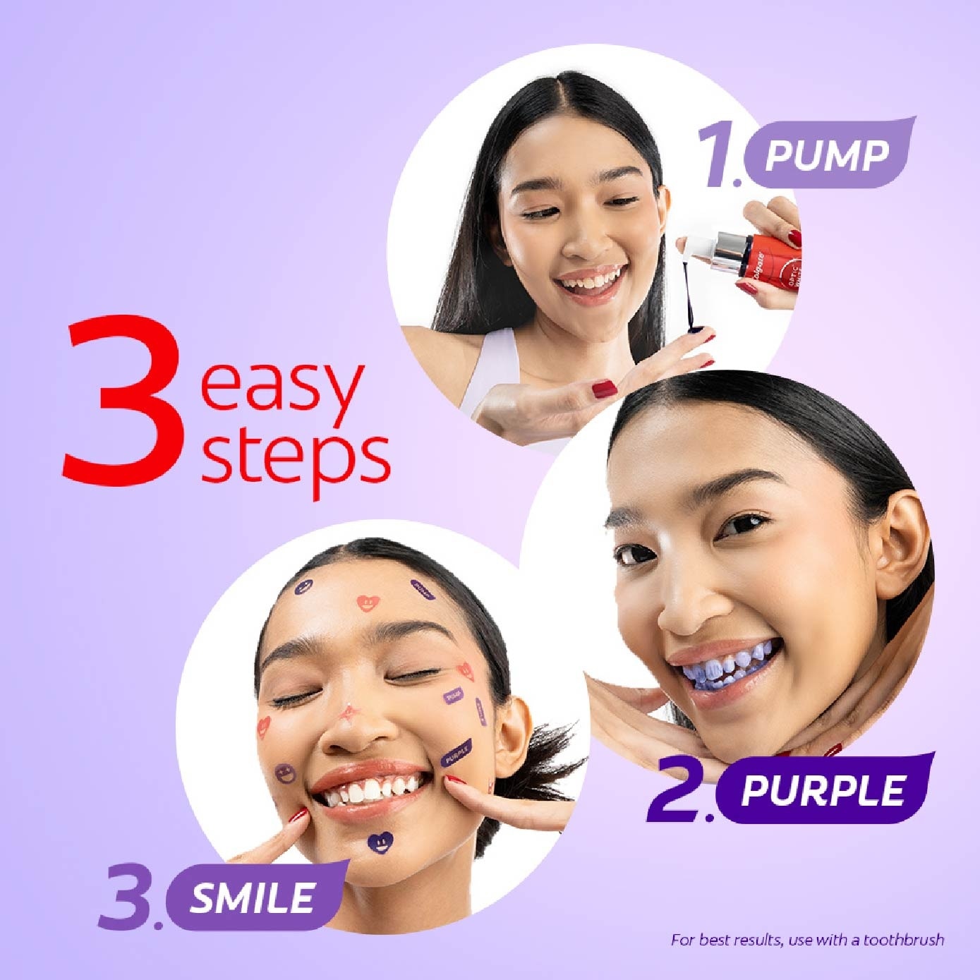 Optic White Purple Serum Teeth Whitening Booster Yuzu 40ml