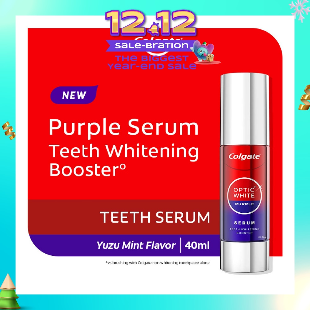 Optic White Purple Serum Teeth Whitening Booster Yuzu 40ml