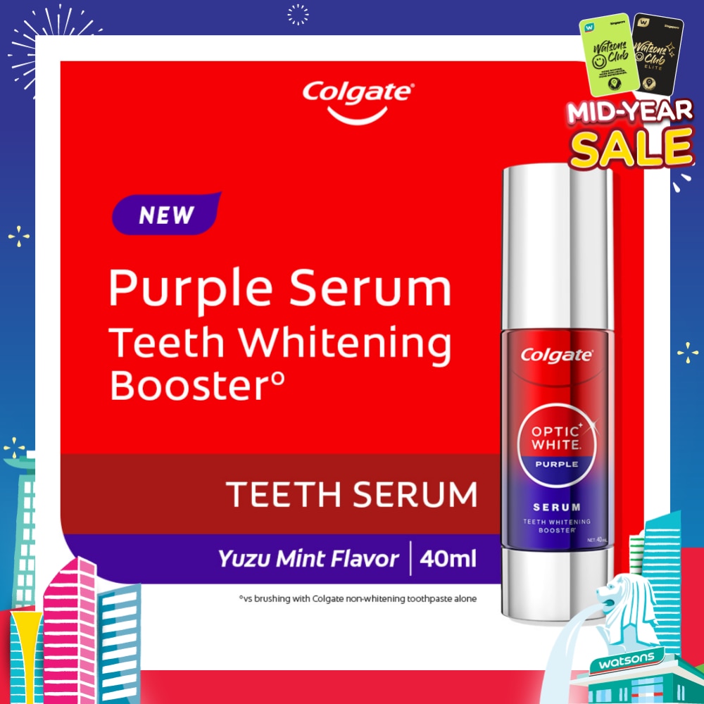 Optic White Purple Serum Teeth Whitening Booster Yuzu 40ml