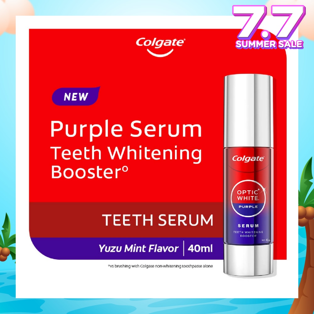 Optic White Purple Serum Teeth Whitening Booster Yuzu 40ml
