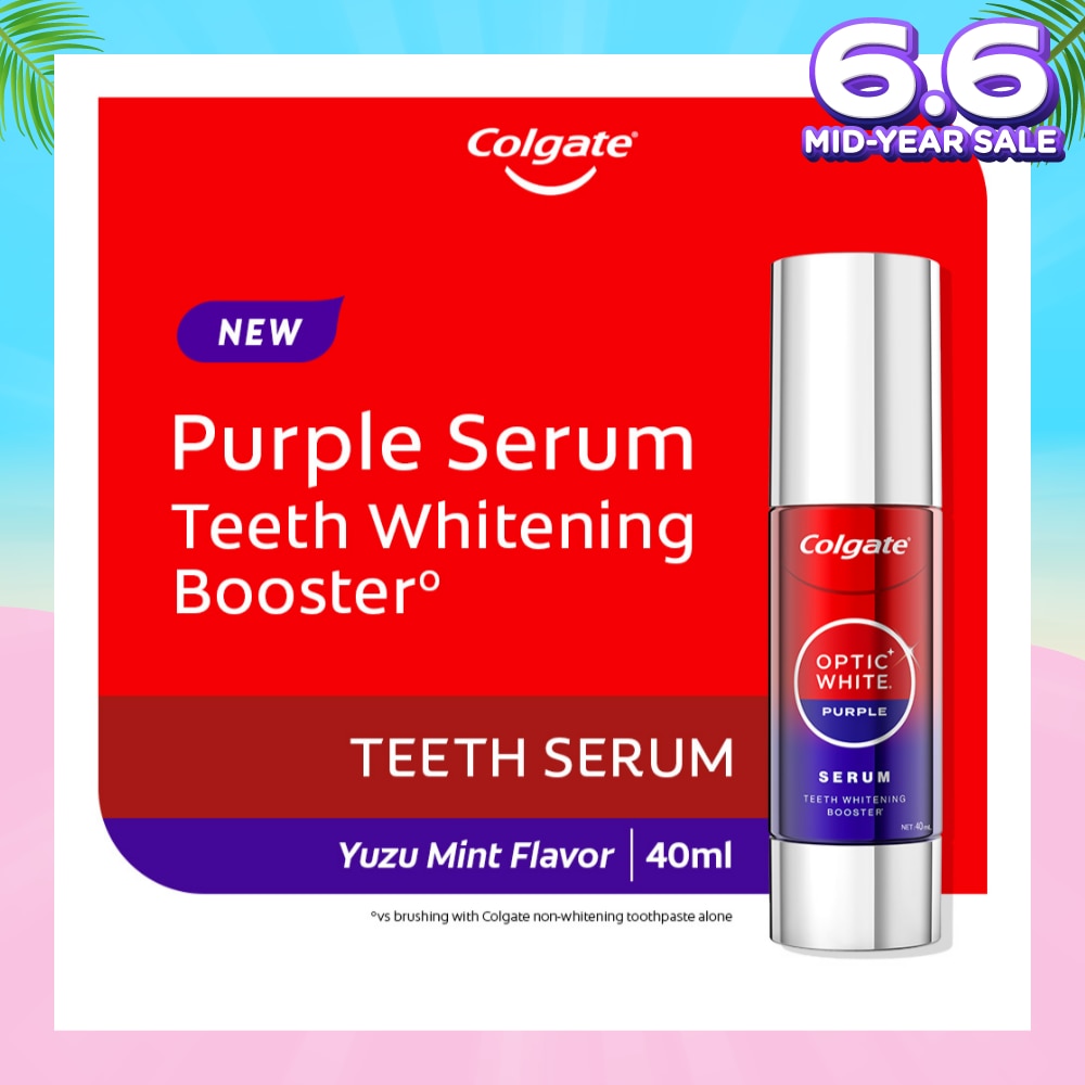 Optic White Purple Serum Teeth Whitening Booster Yuzu 40ml