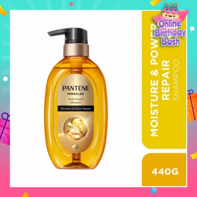 PANTENE Miracles Moisture & Power Repair Shampoo (For Dry & Damaged Hair) 440g