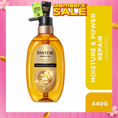 PANTENE Miracles Moisture & Power Repair Shampoo (For Dry & Damaged Hair) 440g