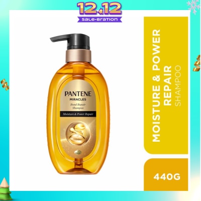 PANTENE Miracles Moisture & Power Repair Shampoo (For Dry & Damaged Hair) 440g