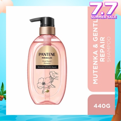 PANTENE Miracles Mutenka & Gentle Repair Shampoo (To Gently Repairs Hair For All-Day Moisture) 440g